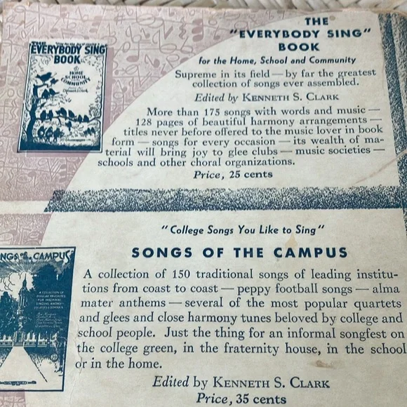 THE  COWBOY SINGS COPYRIGHT 1932 SONGS OF THE RANCH AND RANGE WESTERN FRONTIER - Picture 9 of 17